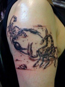 tatouage scorpion